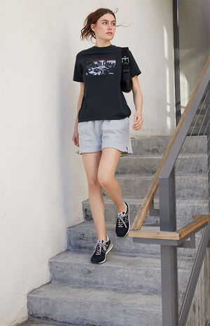 Silver Rosa Sweat Shorts image number 4