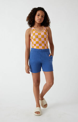 Pink Checkerboard One Piece Swimsuit image number 4