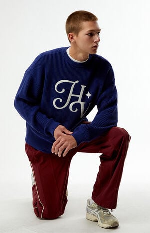 Hudson Ribbed Knit Crew Neck Sweater image number 2