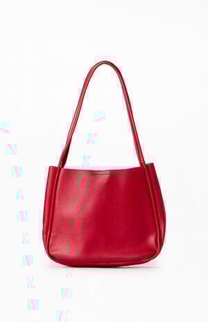 Pacsun Faux Leather Mini Bucket Tote Bag | PacSun
