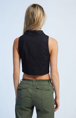 Fitted Collared Tank Top image number 3