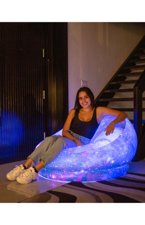 Inflatable Chair Illuminated Galaxy Air Candy image number 5