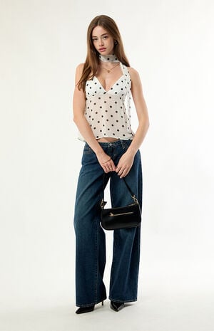 Jasmine Polka Dot Scarf Tank Top image number 2