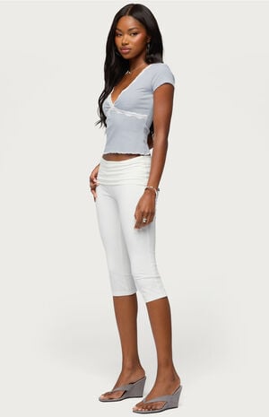 Alvera Lace Striped Top image number 4