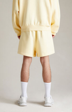 Garden Yellow Fleece Running Shorts image number 3