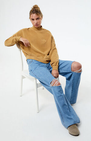 Chill Weekend Mock Neck Sweatshirt image number 2