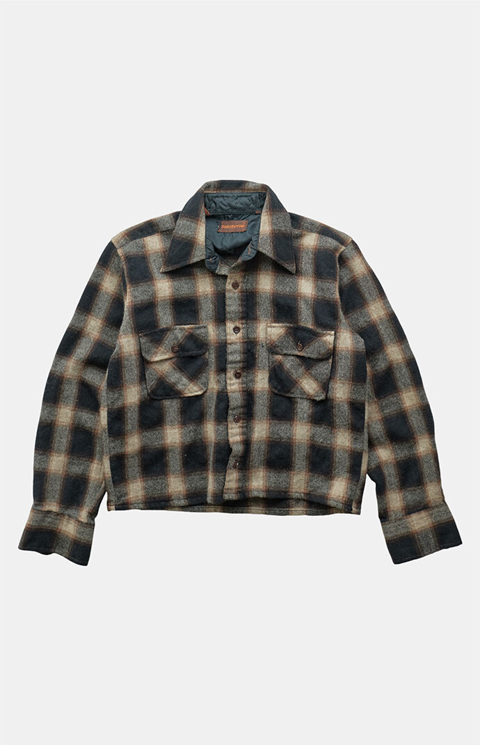 PS VINTAGE '90s Flannel Cropped Jacket
