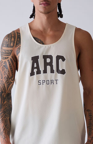 Grey Active Singlet Tank Top image number 6