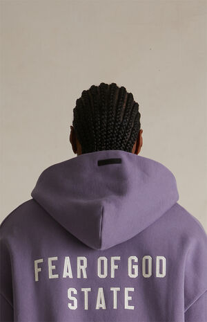 Lavender Heavy Fleece Full Zip Hoodie image number 5