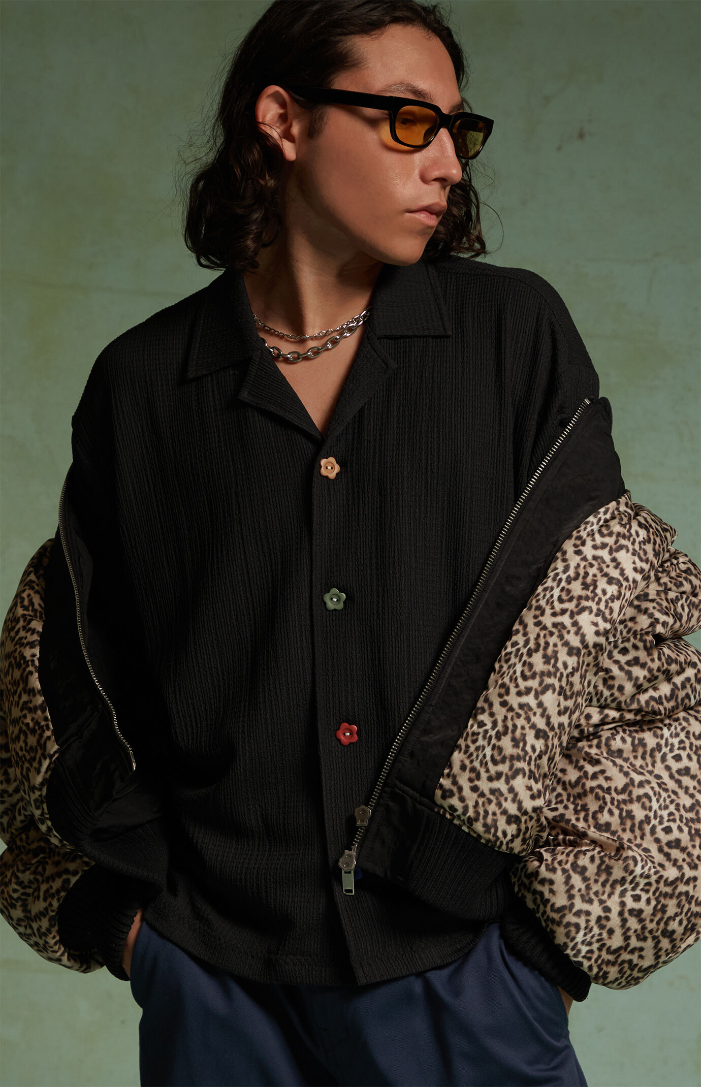 FIELD OF STUDY by Pacsun Crest Camp Shirt