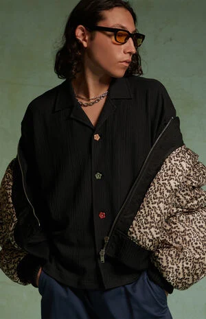 by Pacsun Crest Camp Shirt image number 1