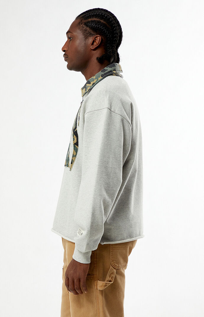 UPRISERS Camo Rugby Half Zip Sweatshirt | Pacsun