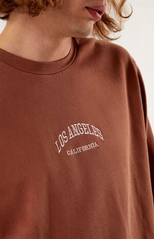 Los Angeles Embroidered Crew Neck Sweatshirt image number 2