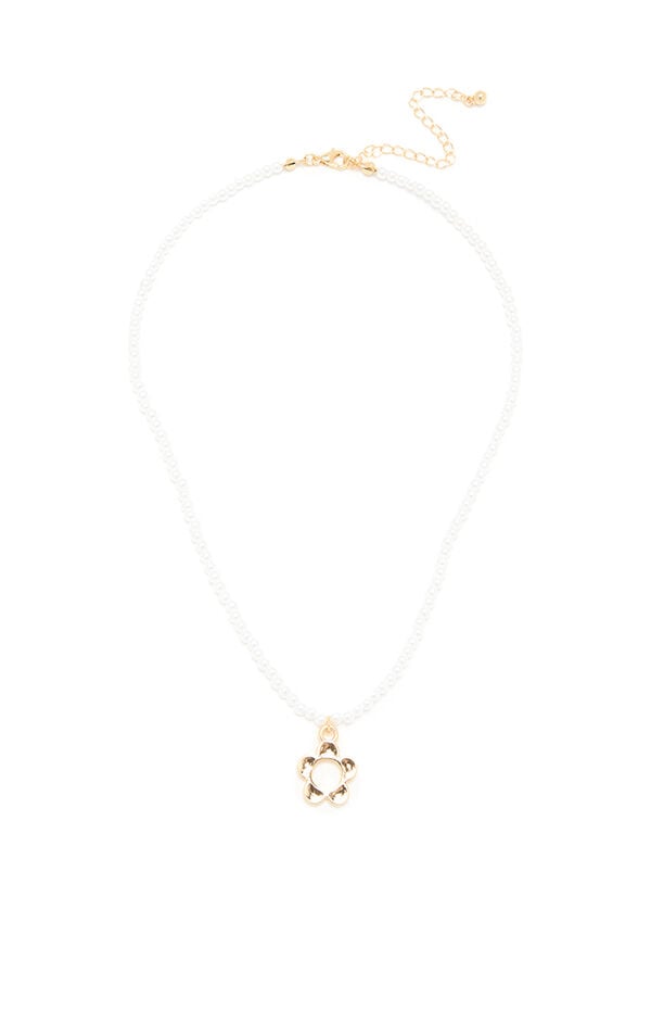 LA Hearts Juno Pearl Heart Layered Necklace