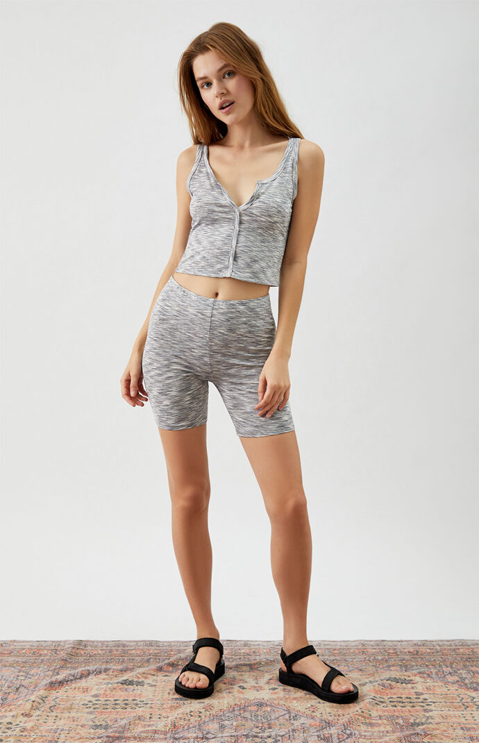 Space Dyed Biker Shorts