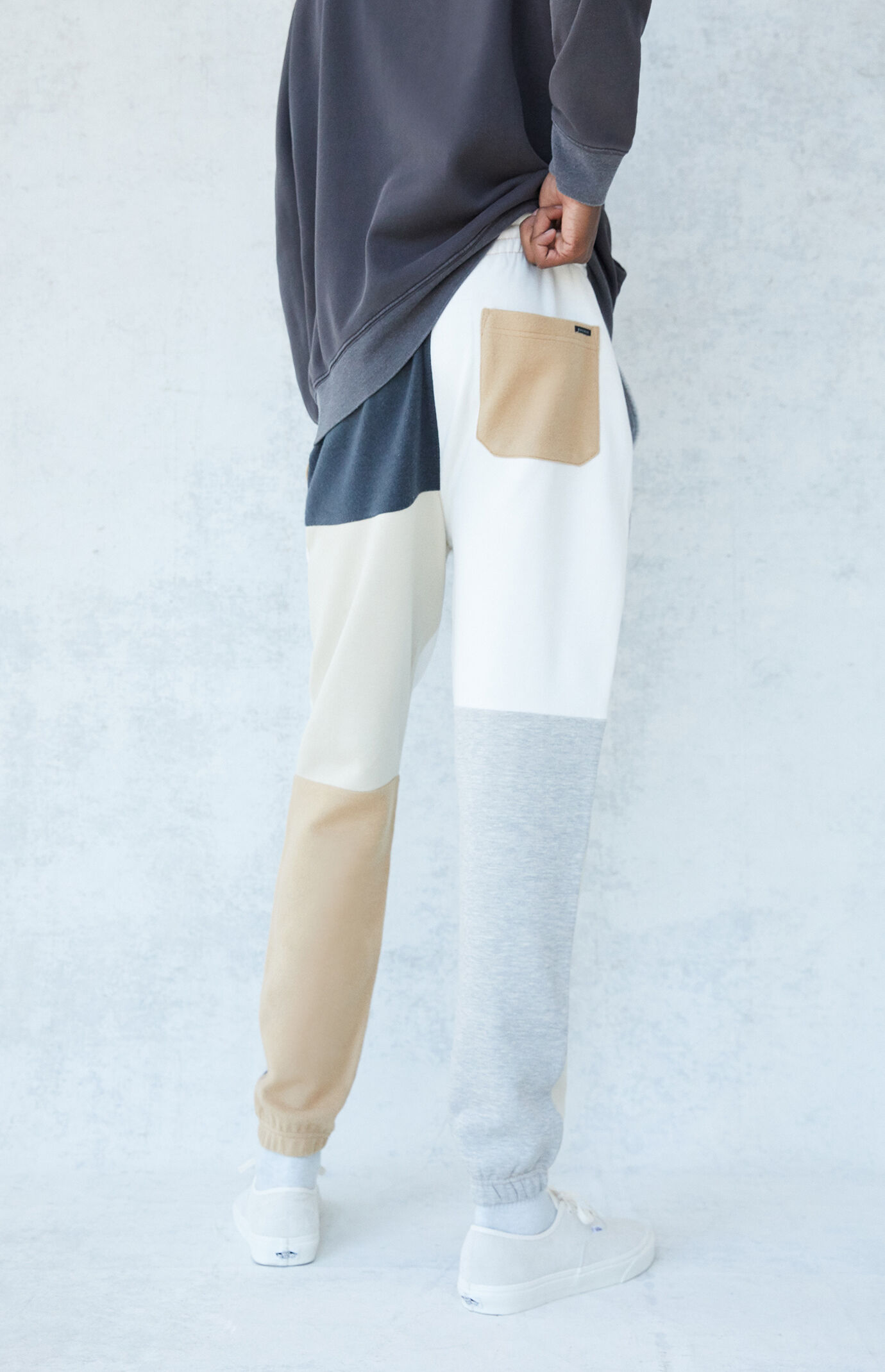 Patchwork nike sweats 2025