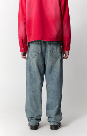 Dylan Baggy Jeans Clean Medium Blue image number 4