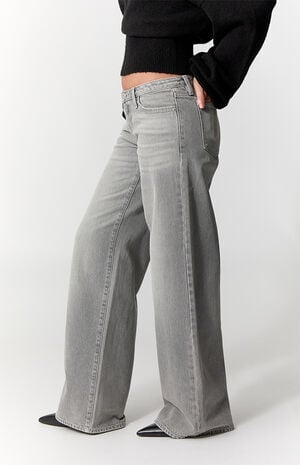 Kaia Ultimate Low Rise Baggy Jeans Gray image number 3