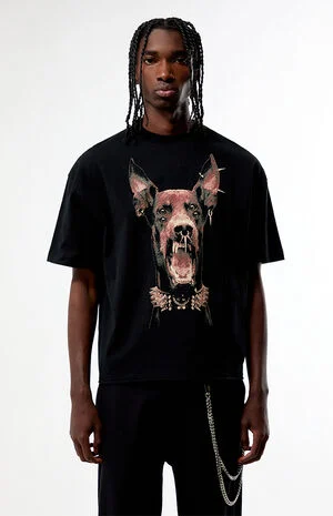 Hell Hound Cropped Boxy T-Shirt image number 1