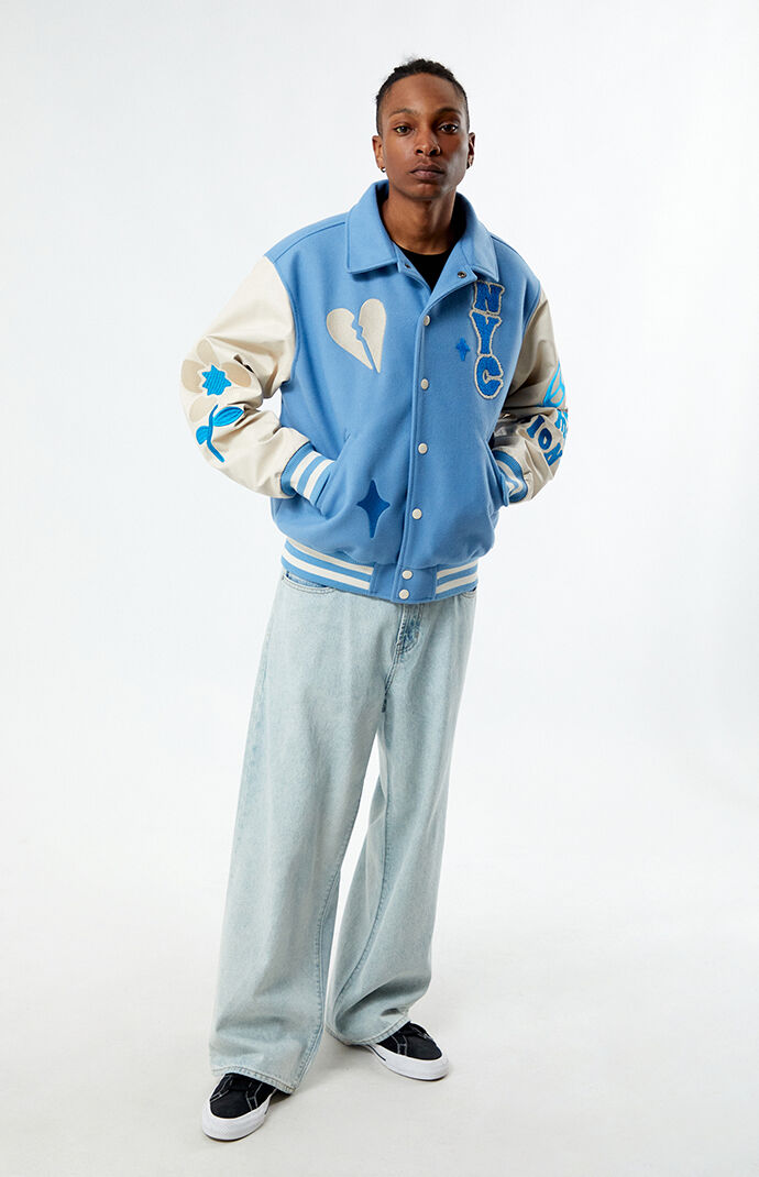 PacSun New York Bones Varsity Jacket | PacSun PacSun New York Bones Varsity Jacket | PacSun