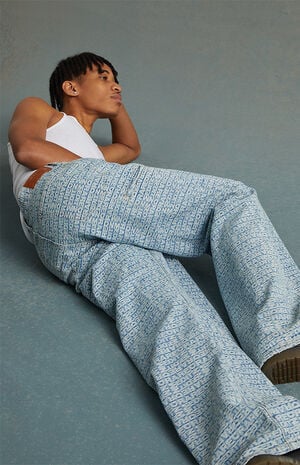 Jacquard Extreme Baggy Jeans image number 1