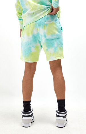 Dodgers Tie Dyed Sweat Shorts image number 4