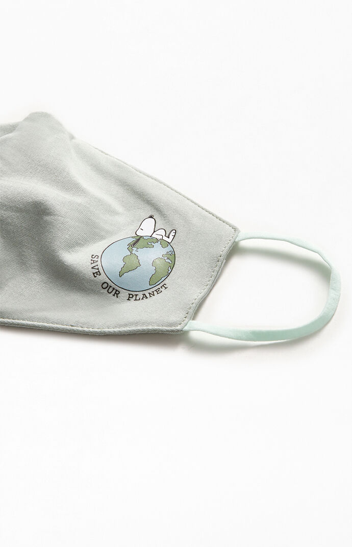 x Snoopy Save Our Planet Organic Mask