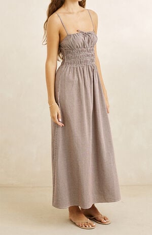 London Checker Midi Dress image number 2