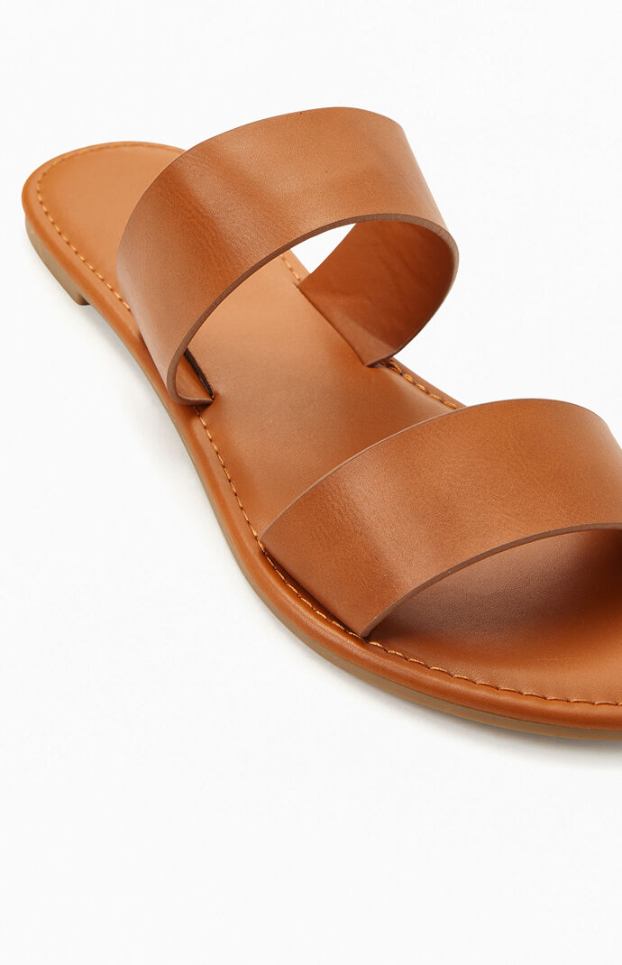 Two Strap Slide Sandals