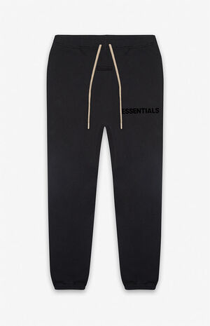 Essentials Jet Black Sweatpants image number 1
