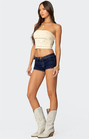 Belline Knit Strapless Top image number 4