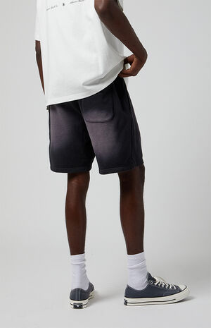 Black Potassium Fleece Volley Sweat Shorts image number 5