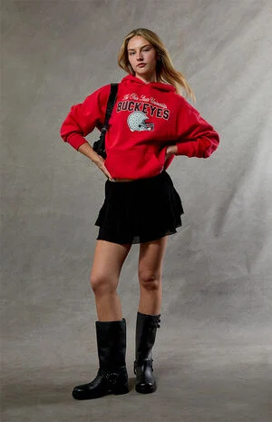 Ohio State Embroidered Hoodie image number 5