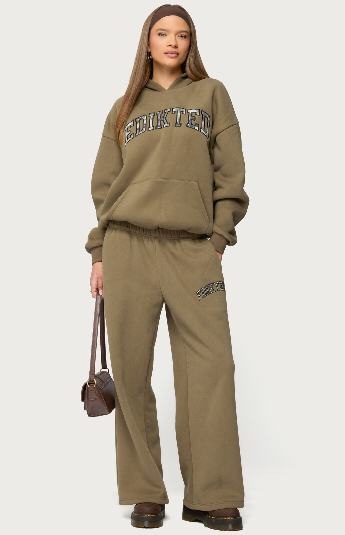 Edikted Camo Crush Sweatpants