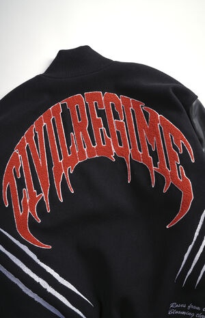 x X-Men '97 Wolverine Slash Varsity Bomber Jacket image number 6