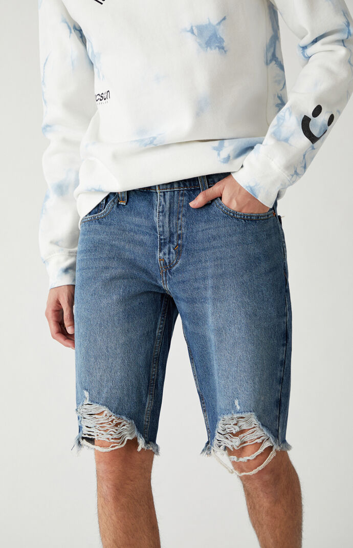 Indigo Blue 511 Slim Cutoff Denim Shorts