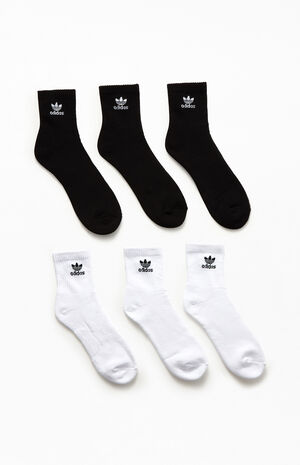 6-Pack Trefoil Quarter Socks image number 3