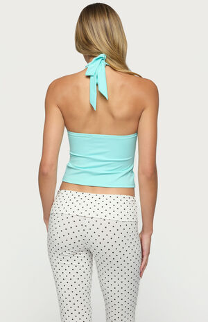 Ikara Backless High Neck Halter Top image number 3
