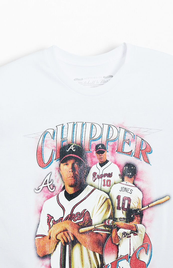 MLB アトランタブレーブス　チパジョーンズ選手　オーセンティック　XO Mitchell & Ness Atlanta Braves Chipper Jones T-Shirt | Pacsun