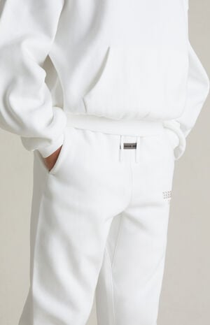 Kids Cloud White Classic Sweatpants image number 5