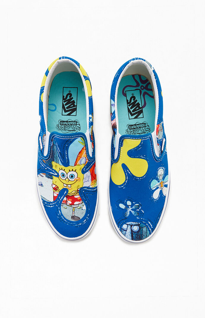 Vans x sales spongebob slip on