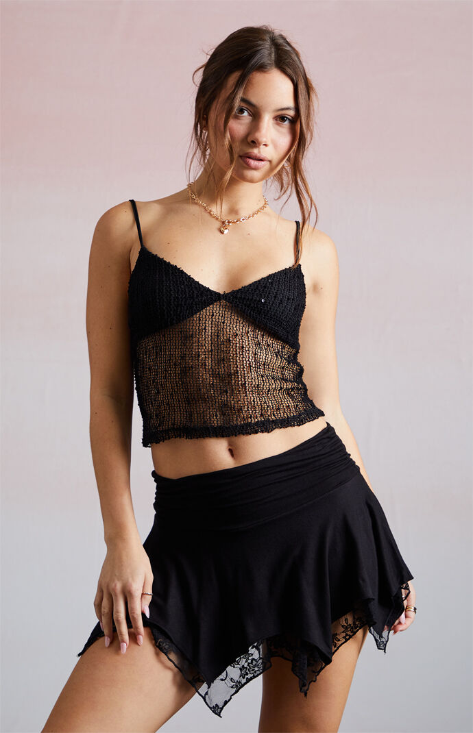スカート sheller purelambswooldoublewaistculottes Women's Asymmetrical Hem Tiered Mini Skort | Women's