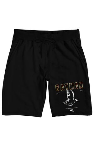Batman 1989 Movie Sweat Shorts image number 1