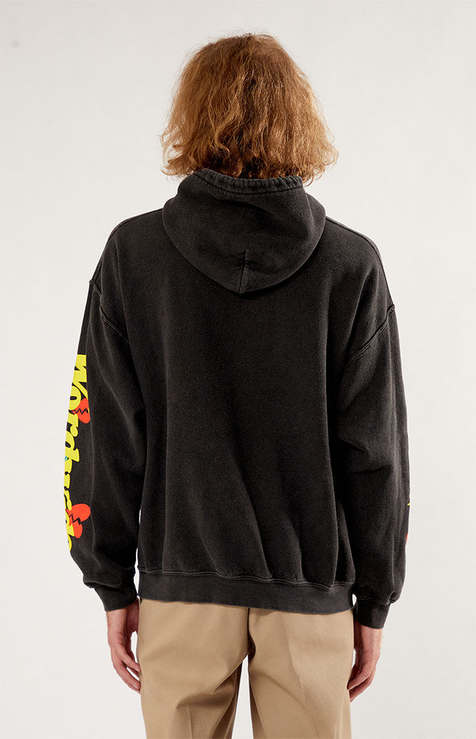 Undermycar】BEHIND VEILS SILENT SAINTS VINTAGE ZIPPED HOODIE New 2023 Luxury Men UNDERMYCAR Wash Old Holes Gentleman