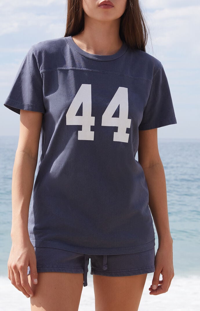 John Galt Blue 44 Seam T-Shirt