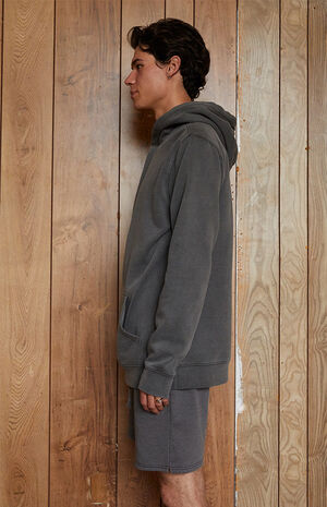 Black Vintage Wash Hoodie image number 3