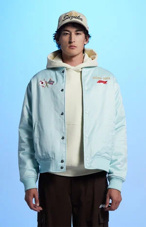 x Pacsun Suzuka Sakura Satin Jacket image number 1