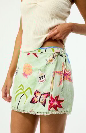 Lottie Hall Woven Mini Skirt image number 2