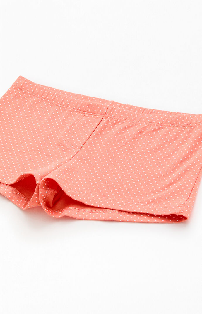 John Galt Coral Polka Dot Boxer Shorts