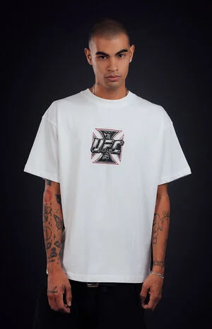 x UFC White Core Logo T-Shirt image number 3